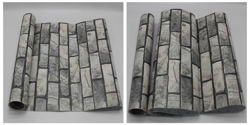 户外墙防潮贴纸彩钢房室外防水防晒墙纸饭店餐馆自粘壁纸加厚的dyd