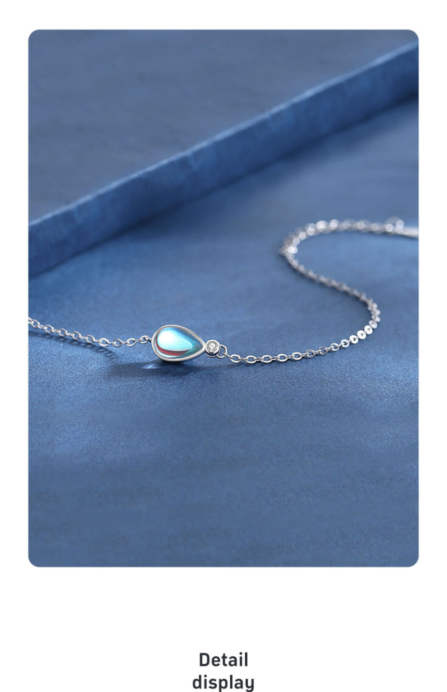 小众设计轻奢精致高级感定制情侣闺蜜首饰宝绽月光石手链月光石耳环