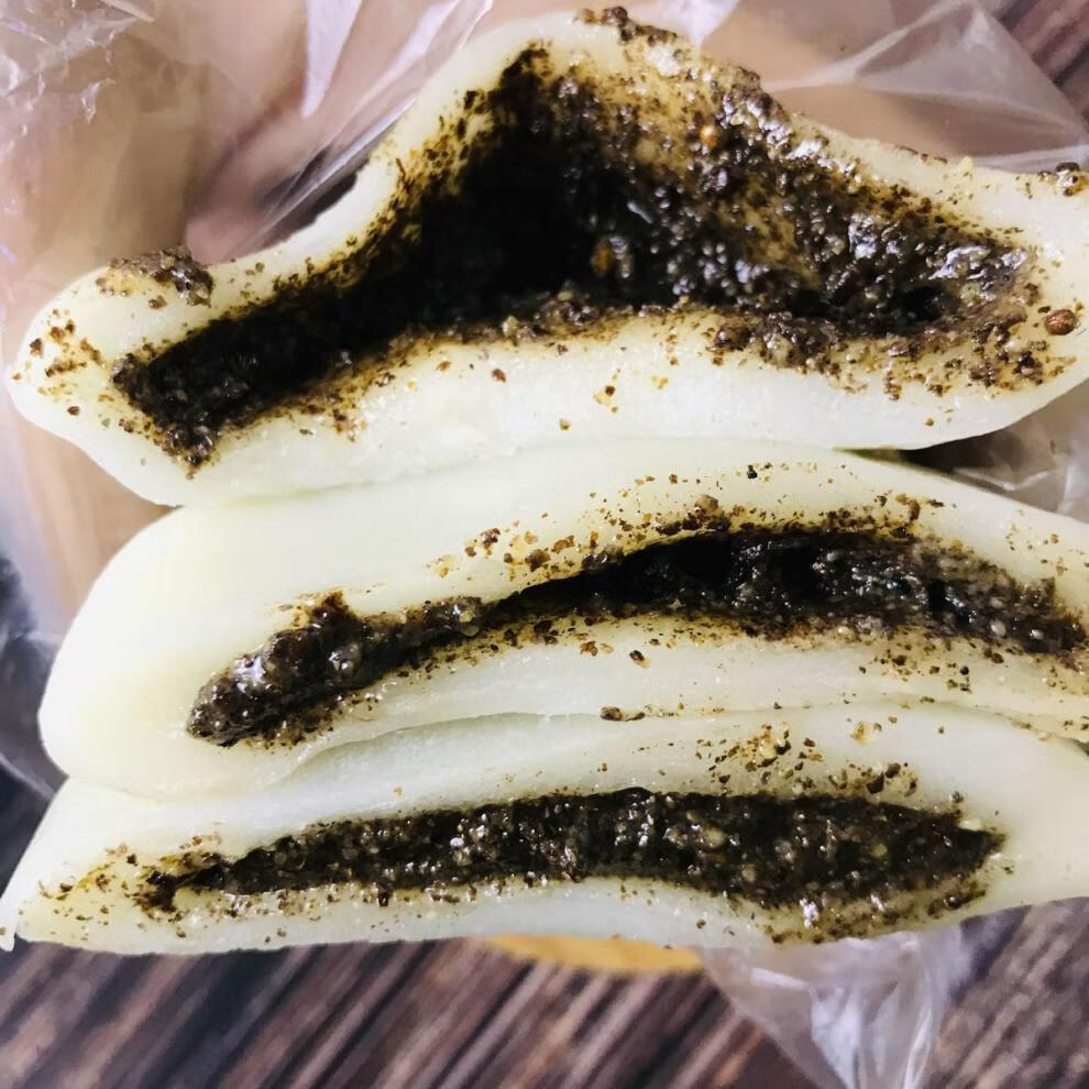哺食旺京喜好物芝麻馅糍粑纯糯米手工麻糍农家湖南糯米糍粑四川广西