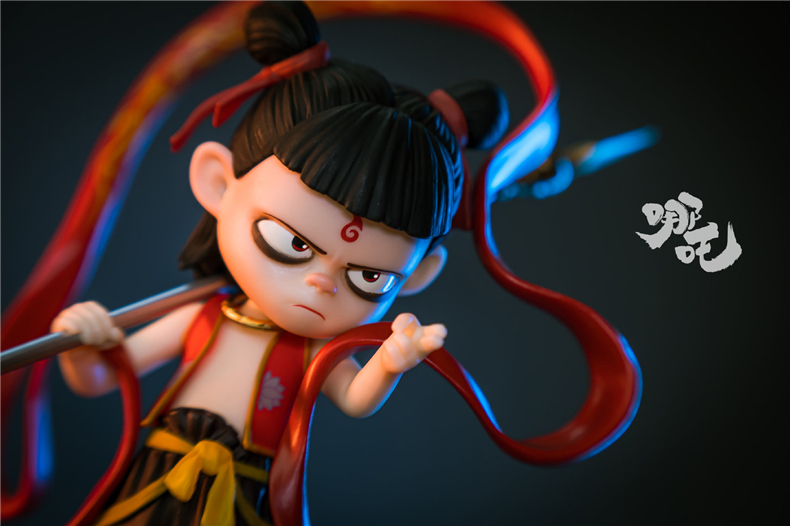 哪咤手办末那哪吒之魔童降世哪吒敖丙李靖殷夫人太乙真人结界兽模型