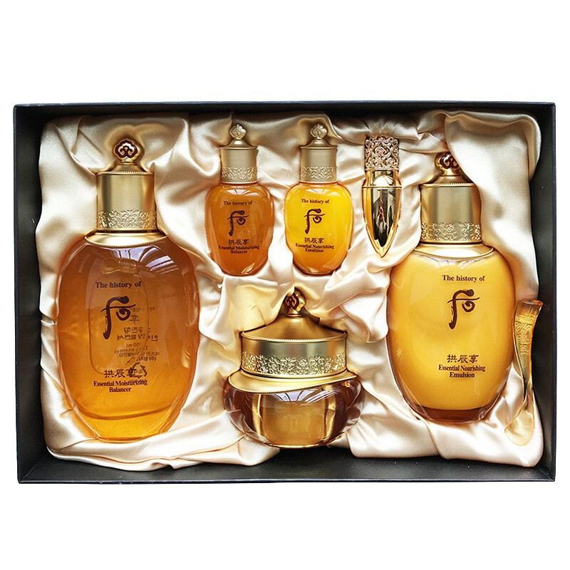 韩国whoo后套装礼盒天气丹水妍拱辰享津率享秘贴套护肤化妆品圣诞节日