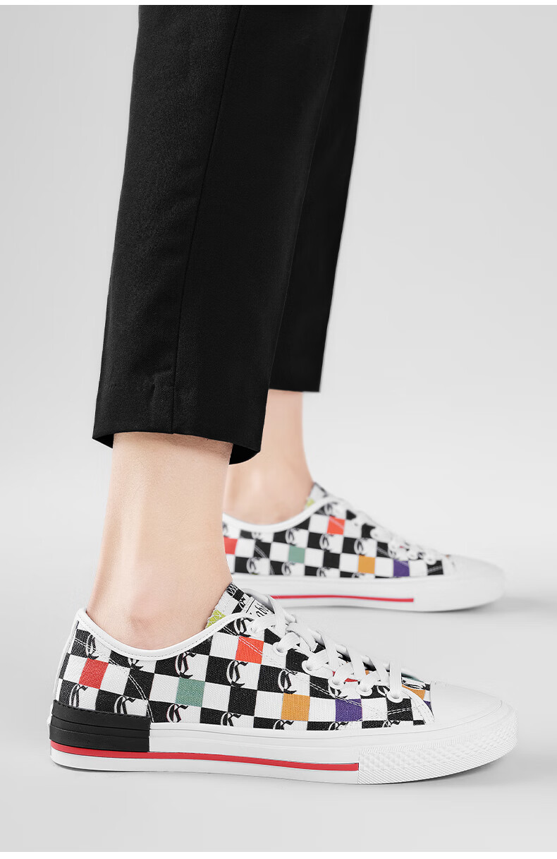 cabbeen卡宾男鞋夏季男款帆布鞋男透气百搭鞋子男潮流低帮运动布鞋男