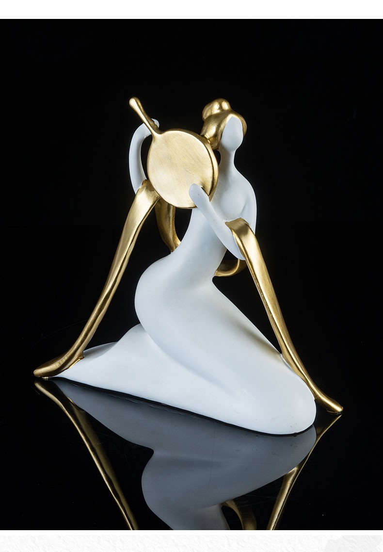 一森诺esano创意抽象人物摆件现代简约国潮艺术工艺品客厅玄关电视柜