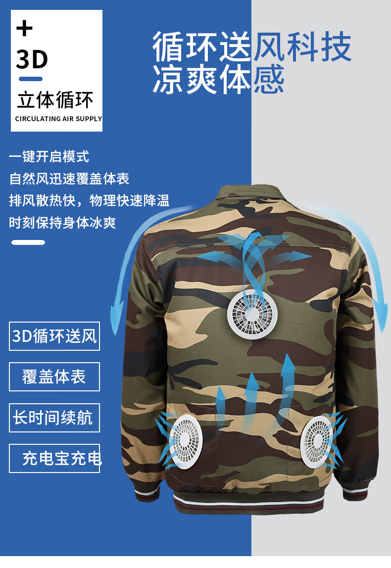 babiboy特价捡漏带风扇衣服工作服夏季建筑工人焊工劳保服男女空调服