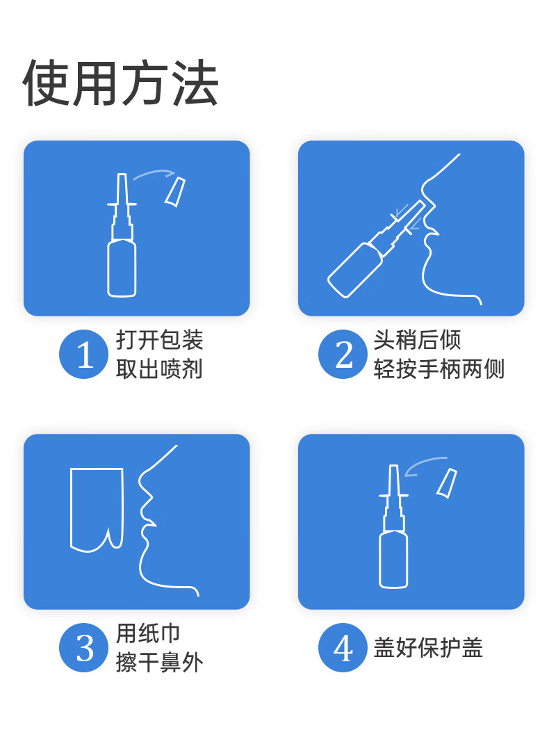 群泰利万舒过敏性喷剂大喷嚏鼻塞不通气鼻窦儿童成人可用喷雾一盒装