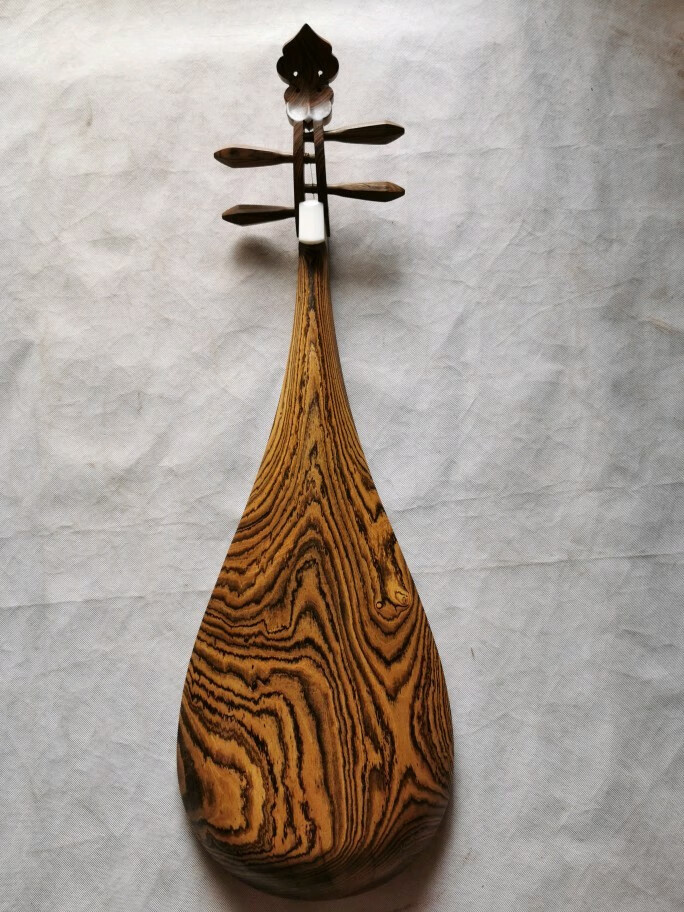 乐器琵琶黄金檀木琵琶 专业演奏琵琶乐器 考级演奏琵琶 黄金檀凤尾头