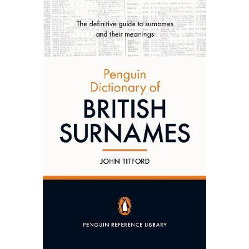 预订The Penguin Dictionary of British Surnames