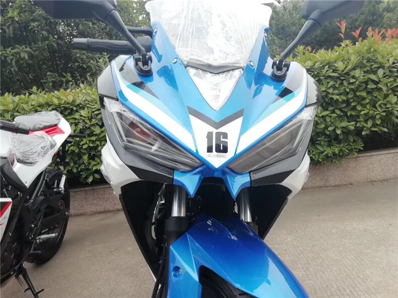 全新国四电喷v6摩托车跑车 燃油机车公路趴赛宗申维森克400cc双缸水冷