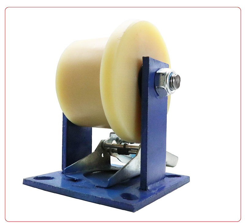 朝雨 重型单边t型浇筑尼龙轨道轮绝缘火车滑轮槽轮铁轨轮地铁铁路专用