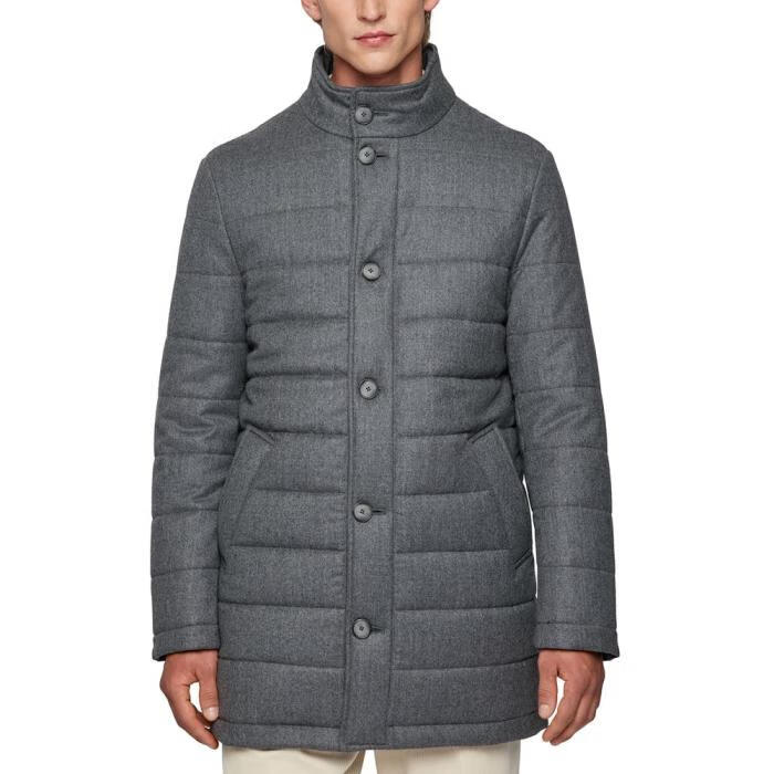 胡戈波士hugoboss男士经典修身外套时尚百搭简约保暖舒适柔软12970194