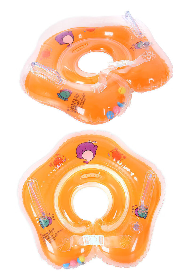 新生儿游泳圈加厚婴儿脖圈多功能游泳圈宝宝充气颈圈新生儿防后仰脖子