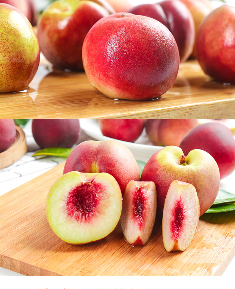 【现摘现发】山东青州蜜桃5斤水果新鲜冬雪蜜脆桃子冬桃毛桃整箱当季