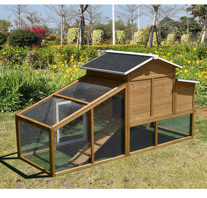 凡佰酷鸡笼子鸡窝实木制兔笼鸽子笼鸟笼鸡房子别墅防雨防腐户外室外