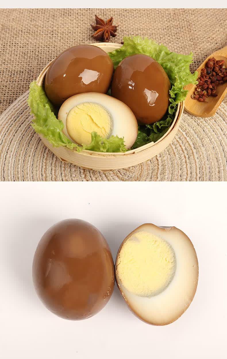 五香卤蛋正宗温州乡巴佬风味茶叶蛋即食包装无壳蛋整箱新鲜 五香蛋