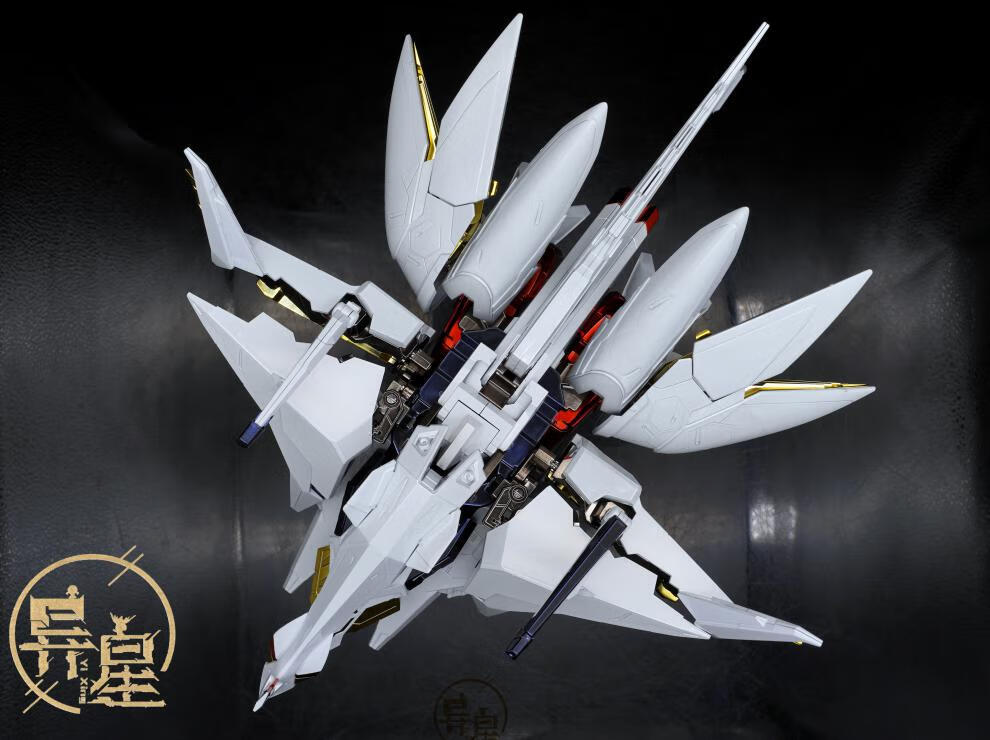 万代bandai高达大白鹅佩涅罗佩hg大白鹅电镀版电镀高达hg大白鹅万代