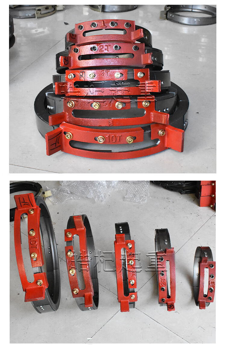 钢丝绳电动葫芦导绳器铸铁导绳器盘绳器12351016吨导绳器05吨加厚铸铁