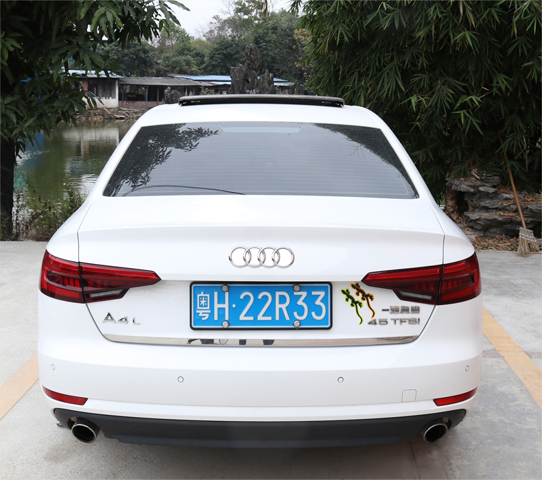 车炫仕适用于奥迪汽车尾标装饰车贴新a6lq5q3q7 17-19款奥迪a4l专用