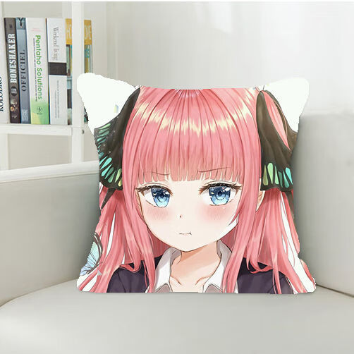 舒绋五等分的花嫁抱枕二次元动漫周边靠枕个性生日礼物枕头套可拆洗