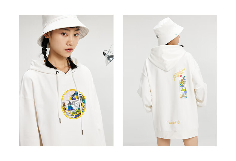 smiley smiley笑脸带帽卫衣2022秋季新款宽松休闲百搭潮男女款套头