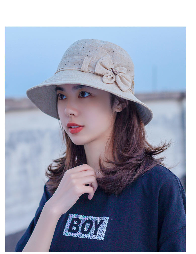 仙充充鱼夫女帽夏季帽子女渔夫帽ins田园春夏新款盆帽洋气时尚百搭