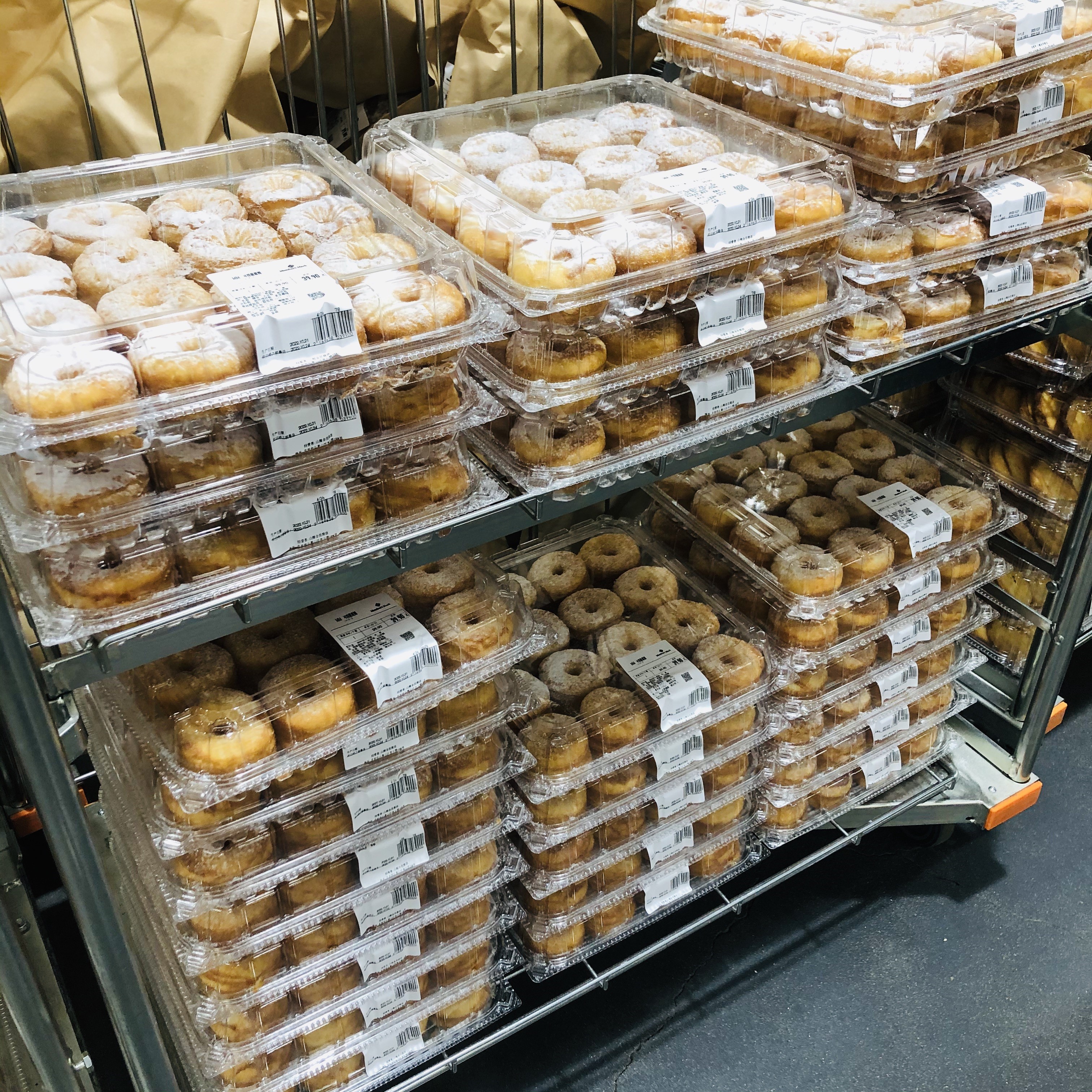 山姆可颂甜甜圈200g混合味早餐面包糕点细腻夹心迷你造型清甜 京津冀