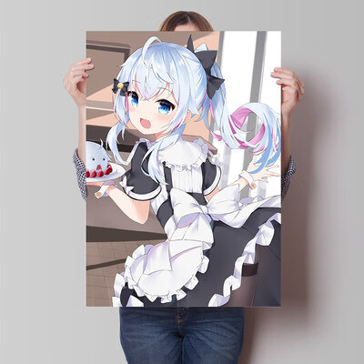 神乐七奈海报vtuber动漫周边狗妈虚拟形象二次元宿舍卧室超大墙贴