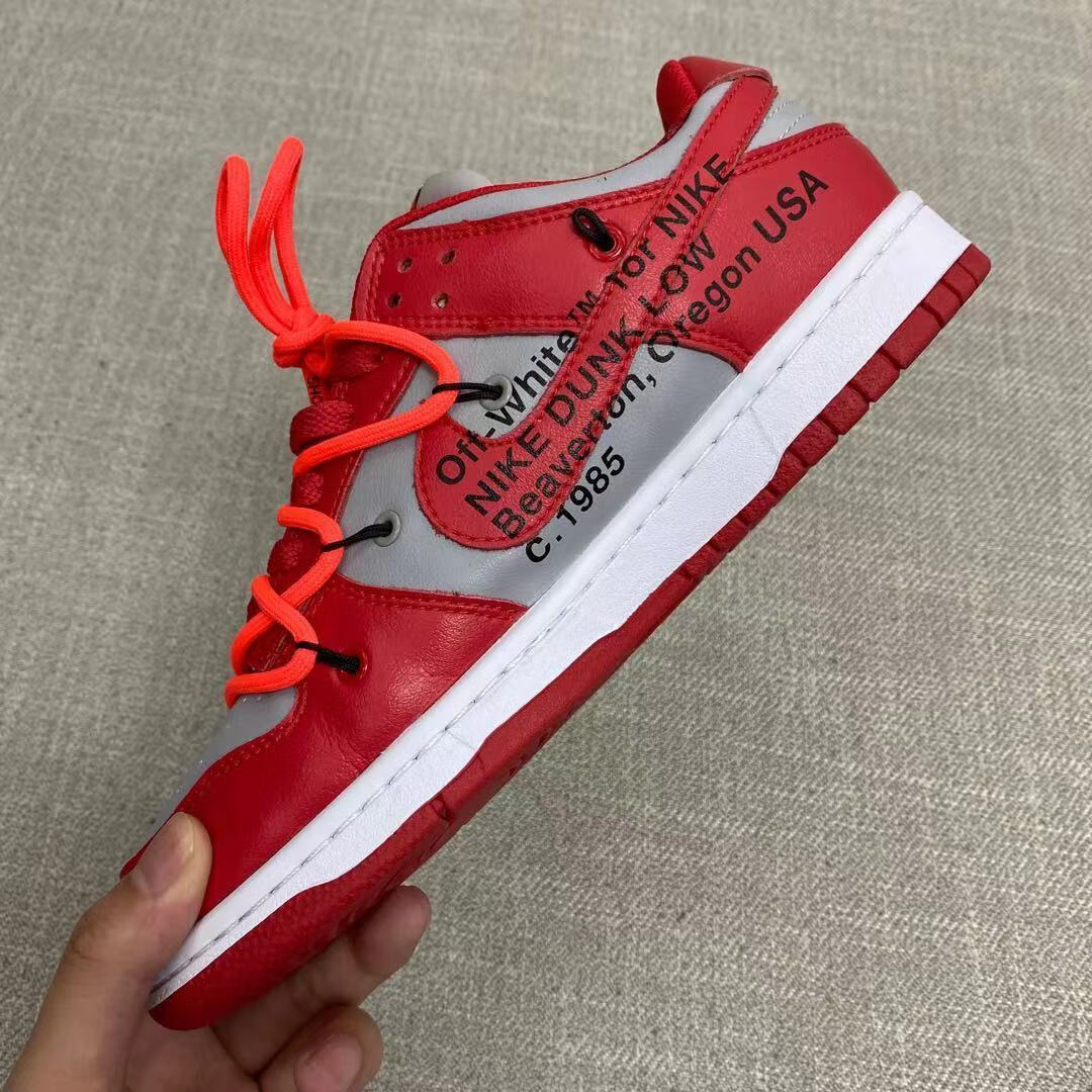 高品质dunkow联名绿黑曜石低帮板鞋情侣休闲鞋女百搭运动鞋男 ow联名