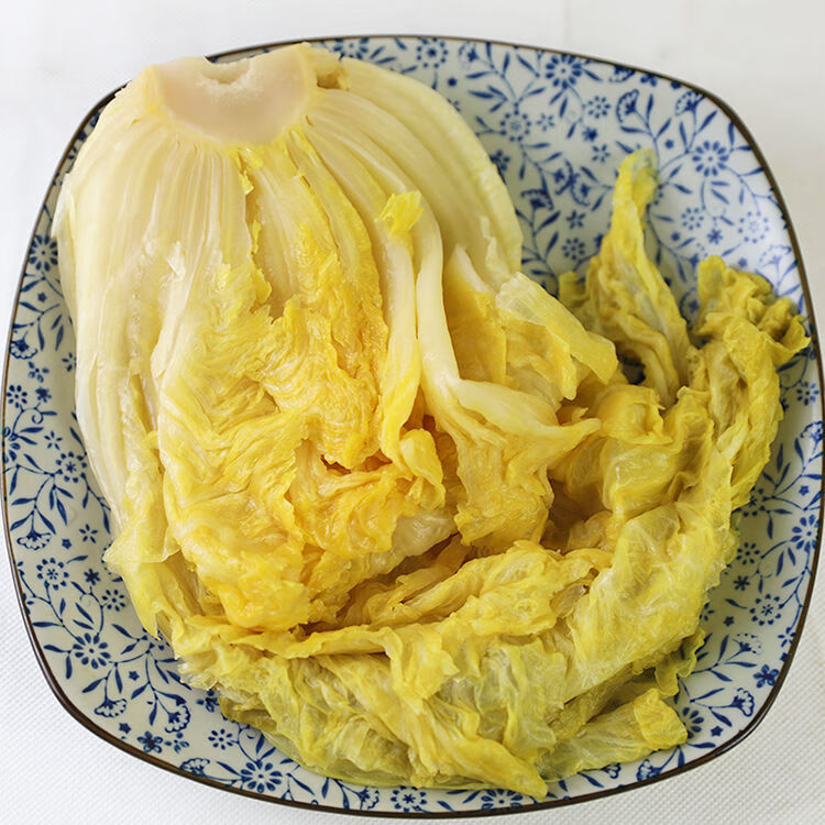 刘二酸菜整棵500g棵装东北风味新民老农家特产大白菜大缸腌制500g2袋