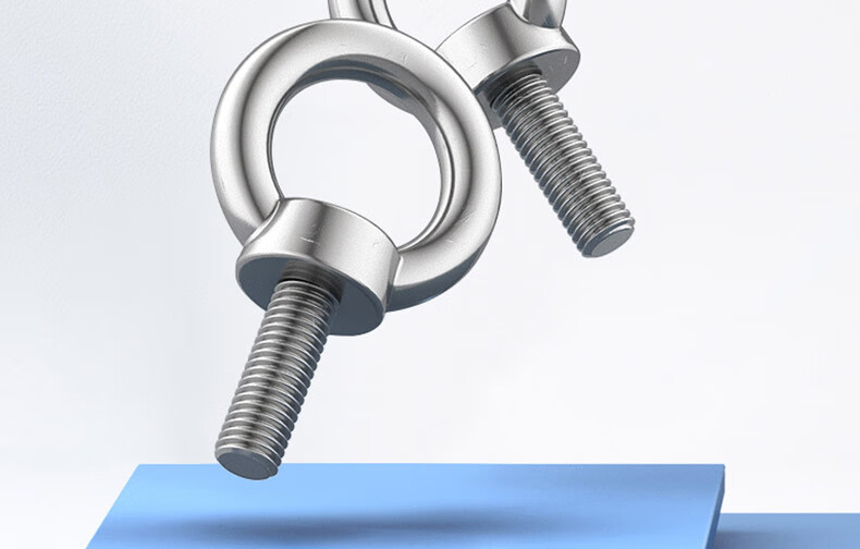 304不锈钢吊环螺丝加长螺栓o型环形起重螺丝钉m3m5m6m24100x150m39mm