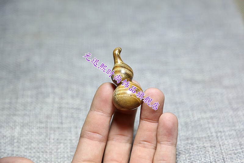 金丝楠木雕龙头小葫芦手捻阴沉木小叶桢楠随身文玩手把件摆件车挂189