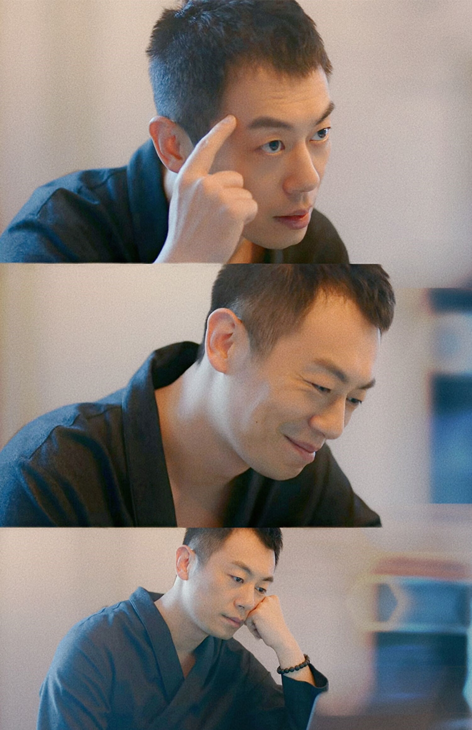 简言的夏冬同款朱亚文同款手链天然黑玛瑙潮牌个性男女新款手串珠礼物