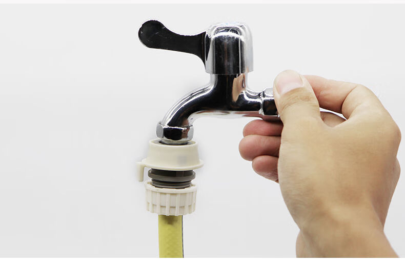 用于洗衣机专用进水水龙头卡扣接头洗车水枪接头快速直插通水接头4分