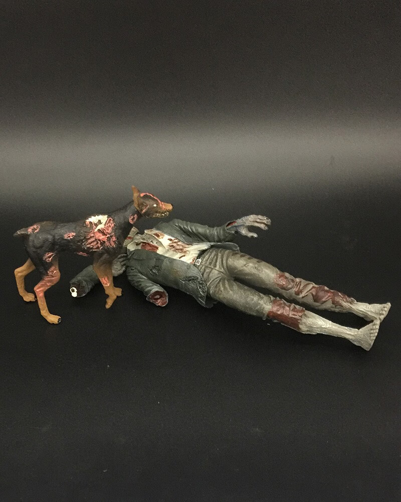 品牌僵尸刽子手屠夫关节可动人偶恐怖丧尸玩具生化危机8模型手办摆件