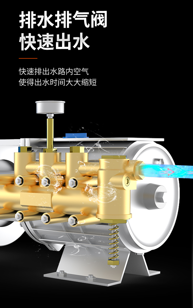 380大功率高压洗车机清洗机家用220v水泵刷车水枪抢商用10米钢丝管铜