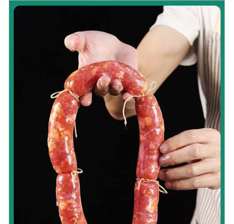 灌香肠肠衣腊肠肠子衣手工灌肠台烤火腿1包猪肠衣体验装无任何工具