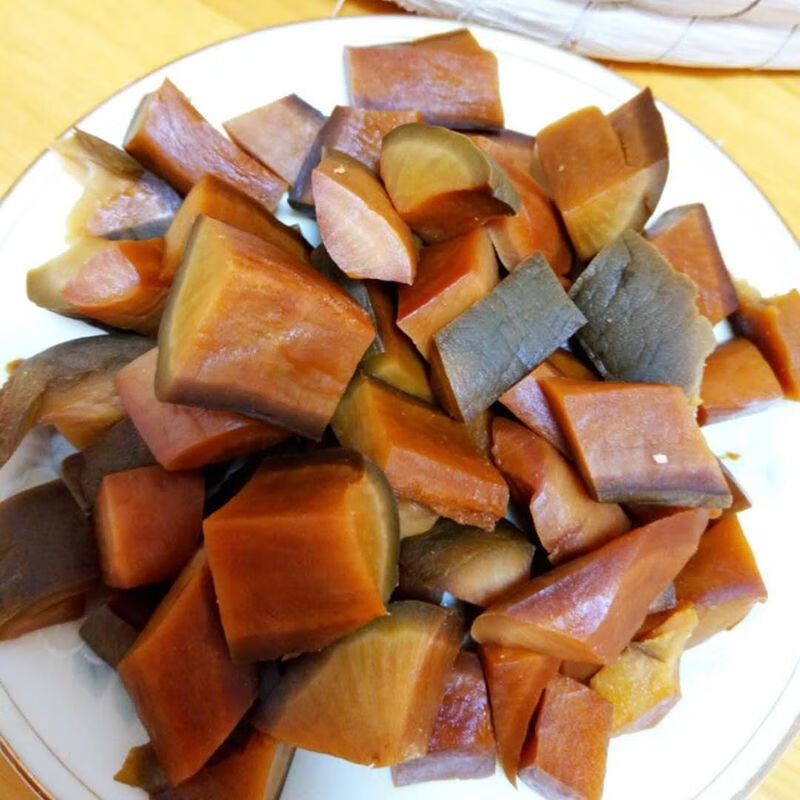 山东潍坊水果绿萝卜清脆可口青萝卜咸菜下饭小菜咸腌咸萝卜咸口500g1