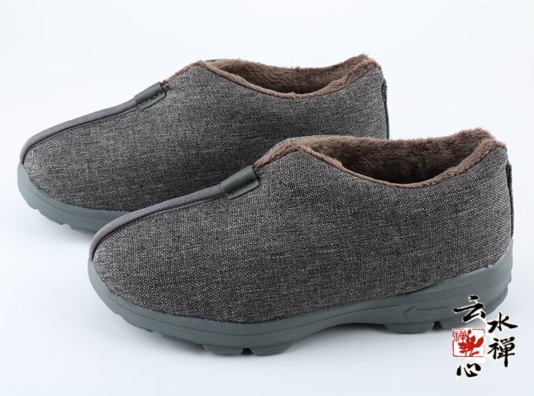 【秋冬保暖】出家人大棉鞋 相牌僧鞋冬僧棉鞋加厚保暖冬季毛单鞋僧鞋