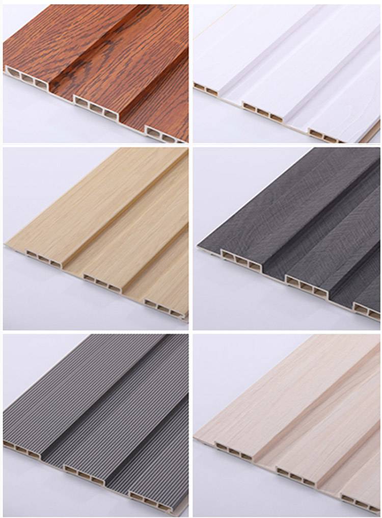 pvc板材吊顶板生态木195大长城板阳台吊顶材料pvc扣板天花背景墙护墙