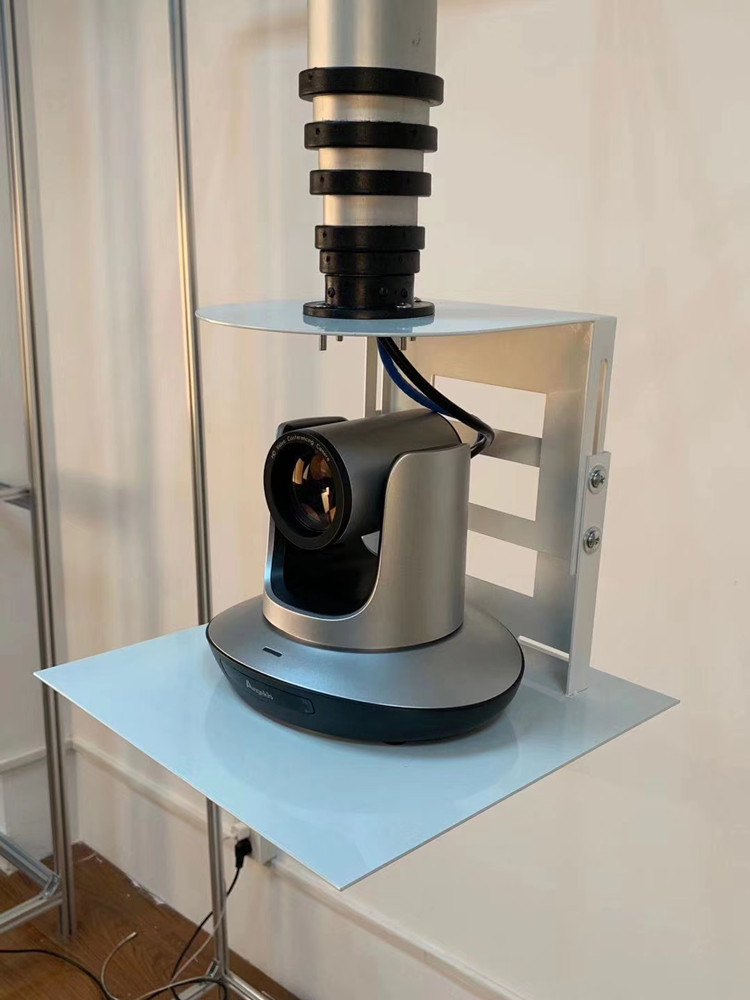 杆式电动吊架竹节式电动吊架投影机摄像头电动升降器内走线吊架15米