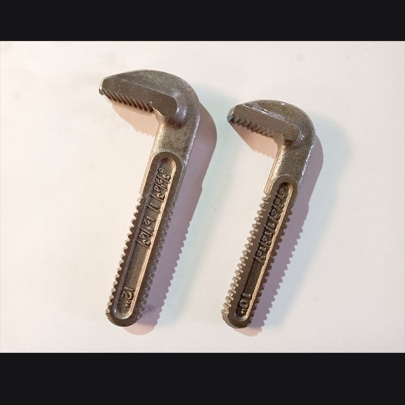 重型管子钳配件管钳勾头调节螺母底板牙销钉零件管钳齿块牙口活动重型