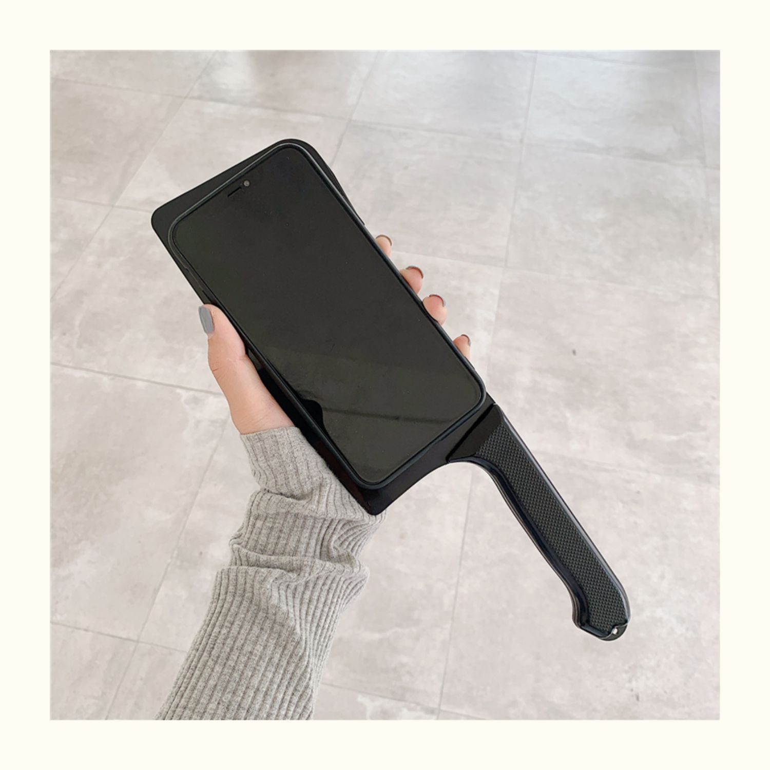 aicsrad 菜刀华为magic3荣耀50手机壳60小众x30i刀形x30刀型60 黑色