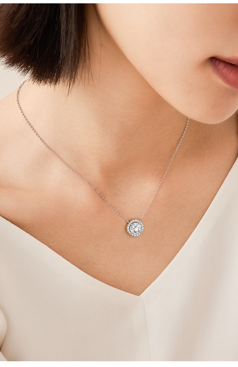 kader卡蒂罗星芒项链镶锆石女士时尚饰品吊坠送老婆女友纪念日生日520