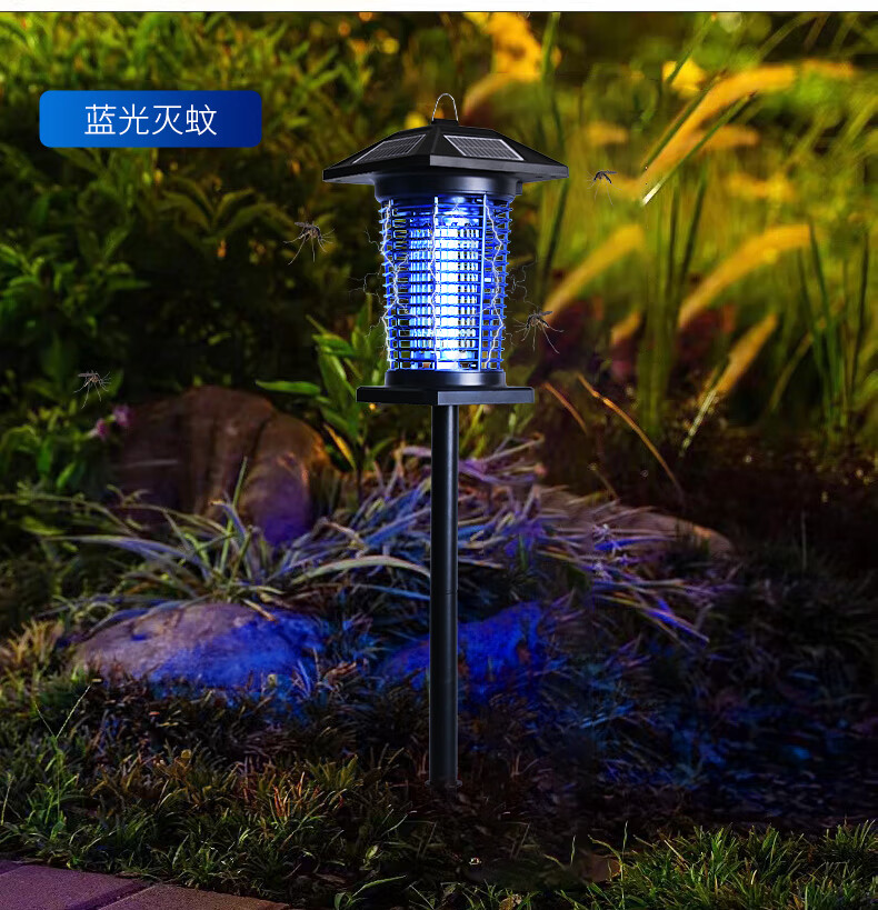 国产诱蚊方式:uva紫光灯适用人群:成人货号:太阳能灭蚊灯商品产地