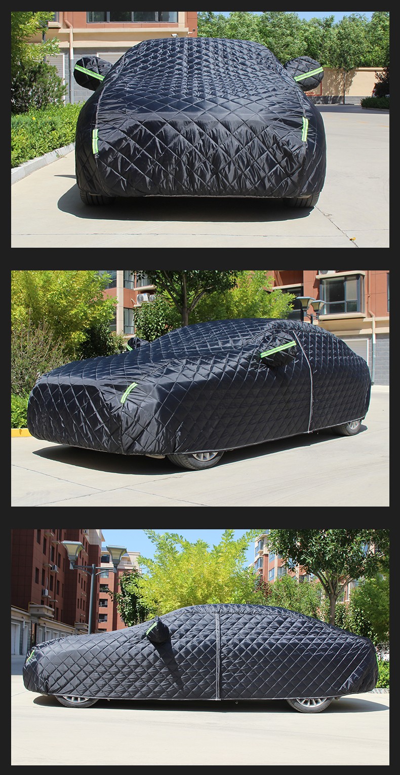 特厚型汽车棉车衣车罩通用加厚防冰雹车衣全罩防冰雹神器车套外罩