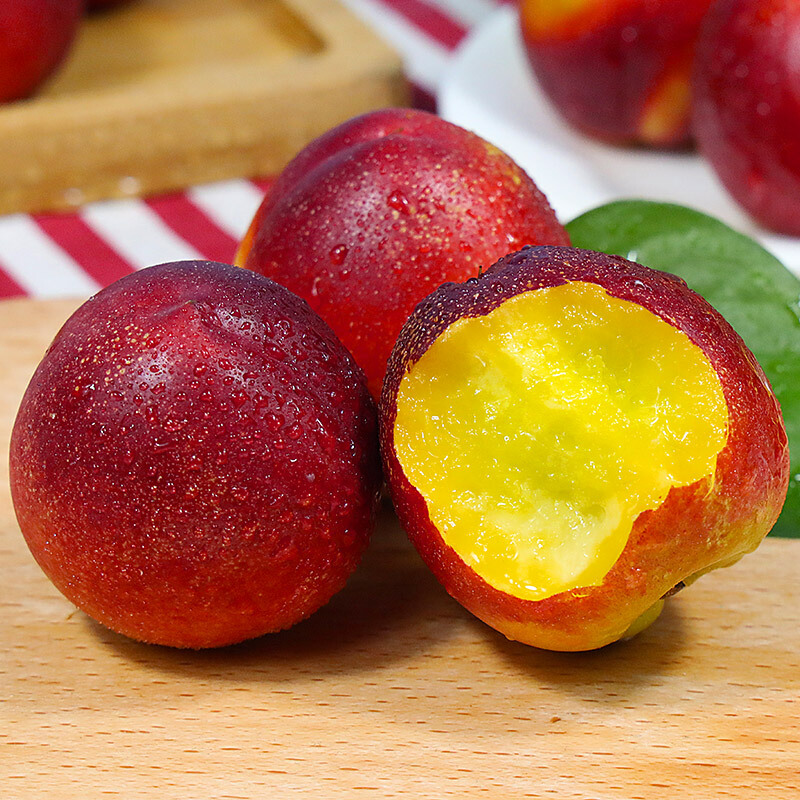 澳洲黄心油桃新鲜脆蜜桃鲜桃毛桃当季新鲜孕妇水果整箱1500g超值装