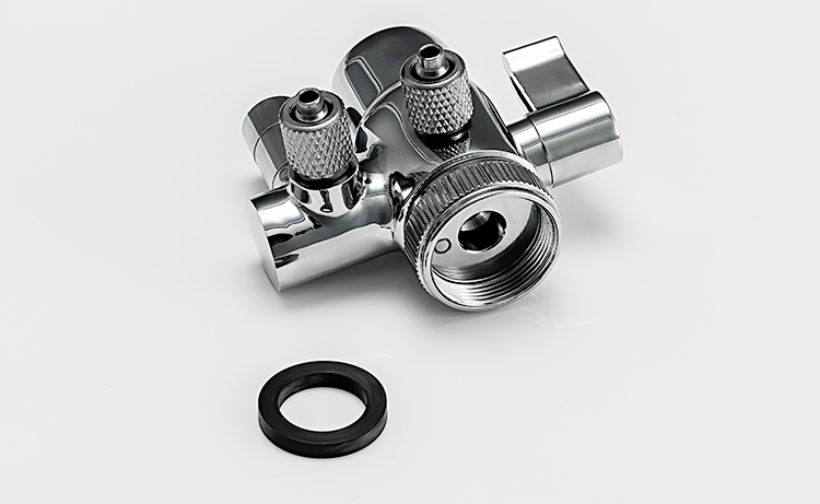 泉途 水龙头净水器进水切换三通转换阀 2分水龙头双切转换分水器