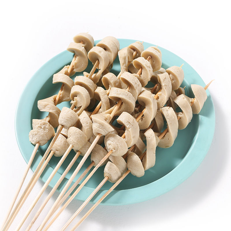 速冻手工面筋串烧烤面筋串大面筋一份900g烧烤半成品 面筋串30串