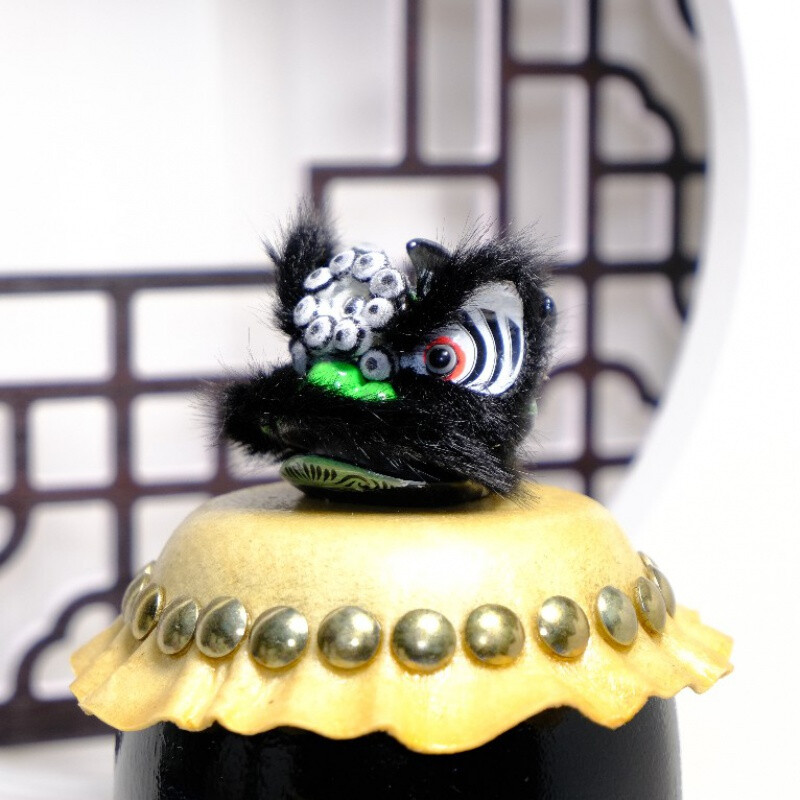 醒狮摆件传统车收藏办礼物创意客厅装饰柜桌面家居饰品中国风 刘关张3