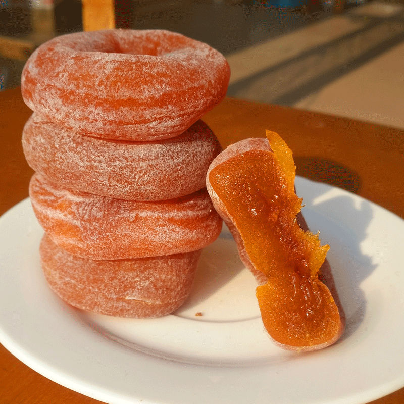 吊饼圆饼特产农家自制干吊霜降吊柿饼 精品圆饼 5斤【图片 价格 品牌