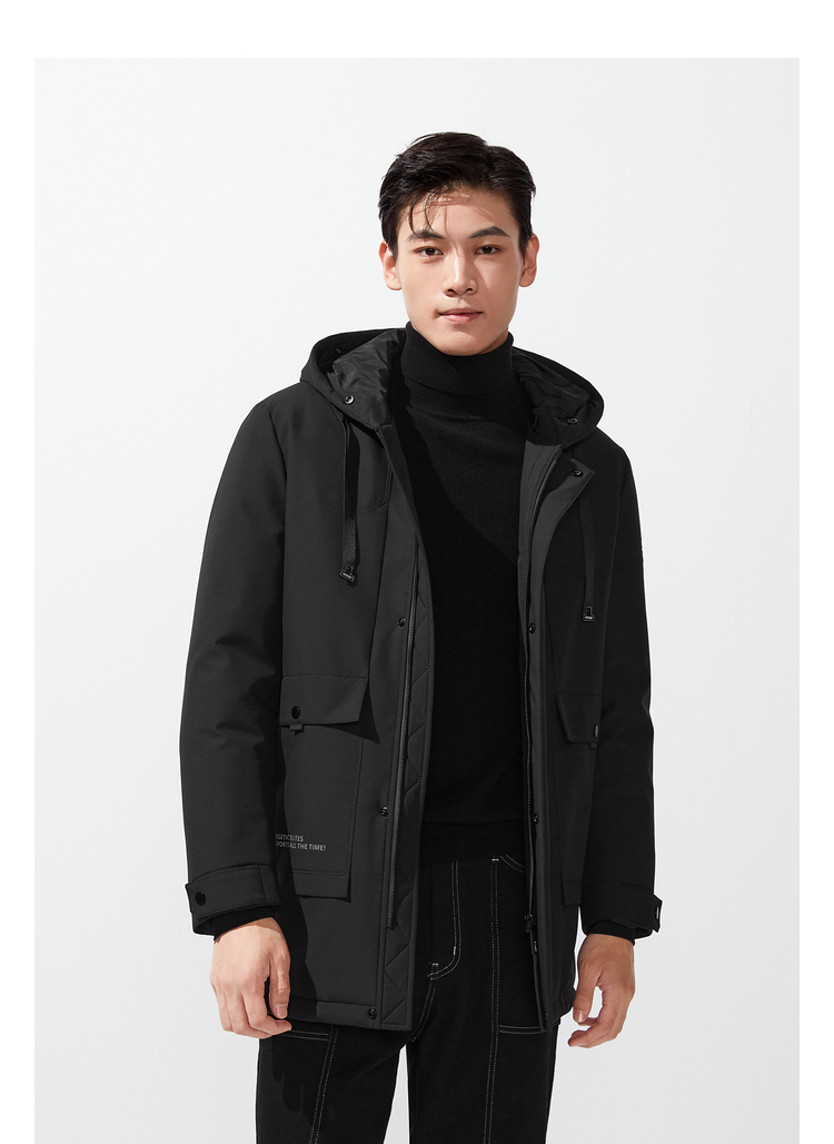 【海澜之家羽绒服hwrad4d055a】hla海澜之家羽绒服男2021冬季暖芯系列